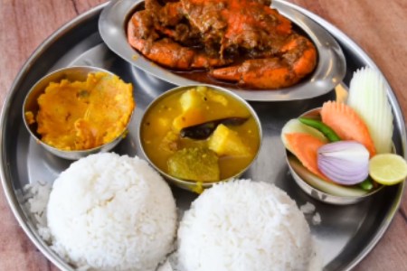 Crab Thali